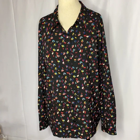 CAbi Ferris Rainbow Confetti Button Down B… - Picture 5 of 9